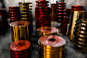 Pump impellers and wear parts